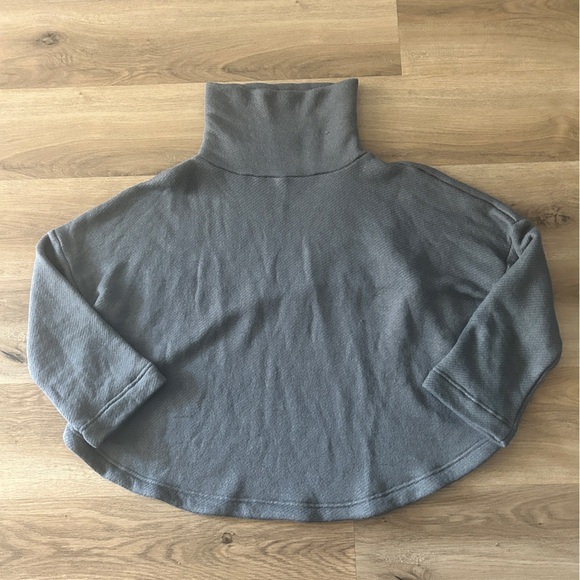 Free People Milley Reversible 2-Piece Set, Blue Knit Turtleneck & Skirt(XS) NWOT - Picture 7 of 13